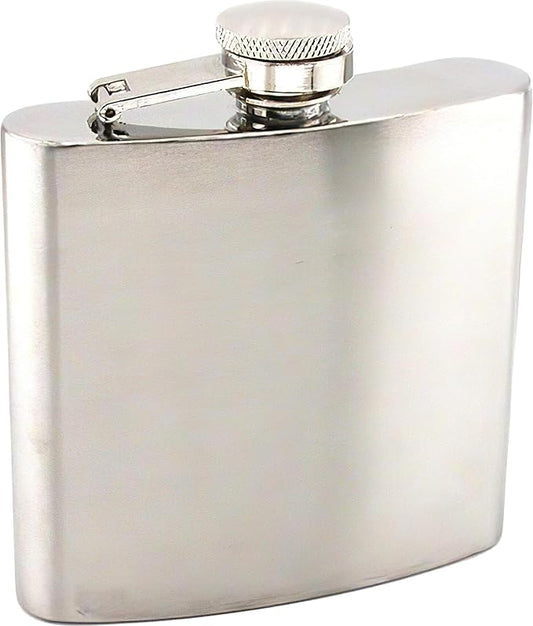 Stainless Steel Hip Flask 6oz