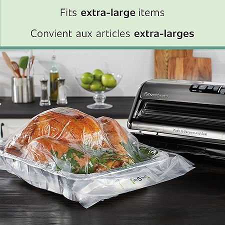FoodSaver Vacuum Sealer Bags for Extra Large Items