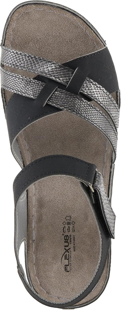 Flexus Women's ALVINA Active Quarter Strap Sandal