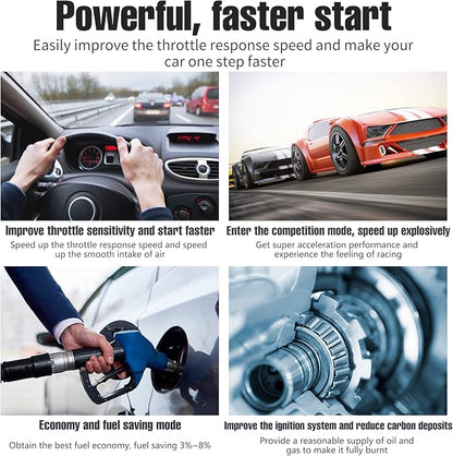 Throttle response controller, 9 units, 11 modes, universal electronic throttle controller for car, intelligent racing throttle compatible with Challenger Ram