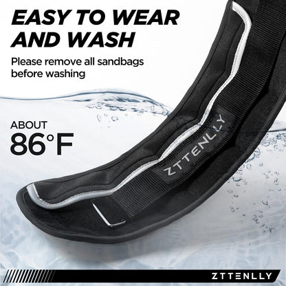 ZTTENLLY Adjustable Ankle Weights with Carry Bag, Pair