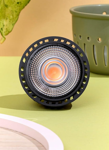 Aspect VitaN LED Grow Light Bulb Full Spectrum for Indoor Plants 12"-48" Below Light - DIMMABLE - 20 Watt-3000K SOLTECH Solutions - Black and White Available (Black)
