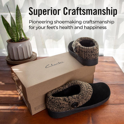 Clarks Women's Knit Scuff Slipper