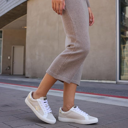 VINTAGE HAVANA Grande Women’s Fashion Sneakers | Star Tennis Shoes Womens | Low Top Slip On | Walking Comfortable Casual