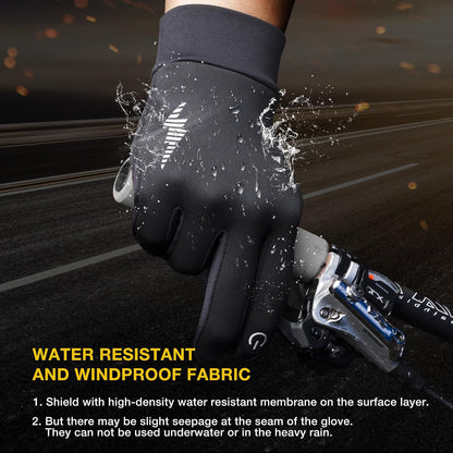SIMARI Winter Gloves for Women Men - Cold Weather Thermal Touch Screen Ski Snow Glove Liners, Non-Slip Palm & Warm Fleece Lined, for Running Cycling Driving Hiking Walking Sports Outdoor Texting Work
