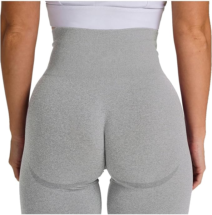 Womens Yoga Shorts High Waist Tummy Control Butt Lifting Short Leggings Athletic Gym Yoga Pants with Pockets
