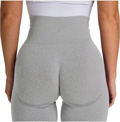 Womens Yoga Shorts High Waist Tummy Control Butt Lifting Short Leggings Athletic Gym Yoga Pants with Pockets