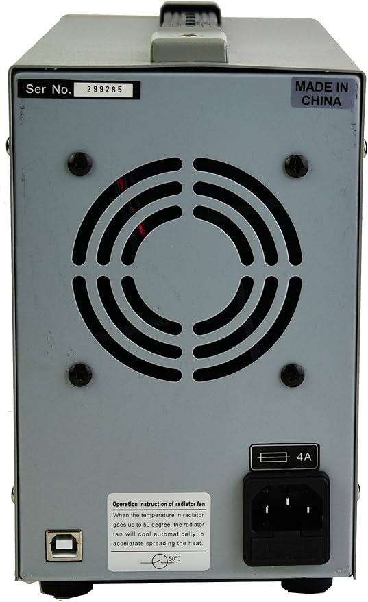Tekpower TP3005P Programmable Linear Type Variable Regulated DC Power Supply, 0-30V at 0-5A