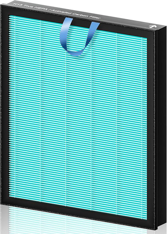 Vital 100S Smoke Remover Replacement Filter for LEVOIT Vital 100S and Vital 100S-P Air Purifier, H13 True HEPA and High-Efficiency Activated Carbon Filter, Vital 100S-RF-SR, LRF-V102-BUS, 1 Pack, Blue