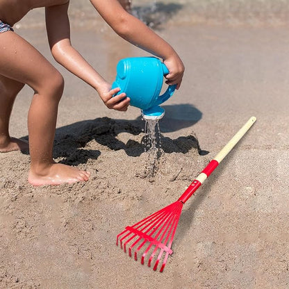 Children's Gardening Set with Wooden Tools for and Learning, Leaf rake