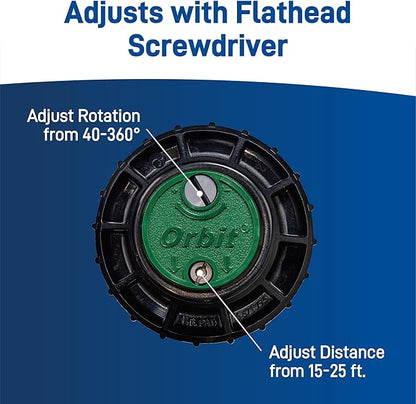 Orbit 55069 Saturn III Gear-Drive Rotor Water Sprinkler