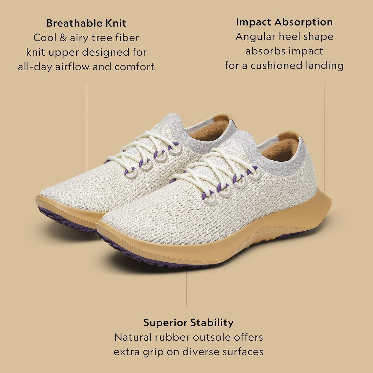 Allbirds Men's Tree Dasher 2, Active Running & Walking Sneakers