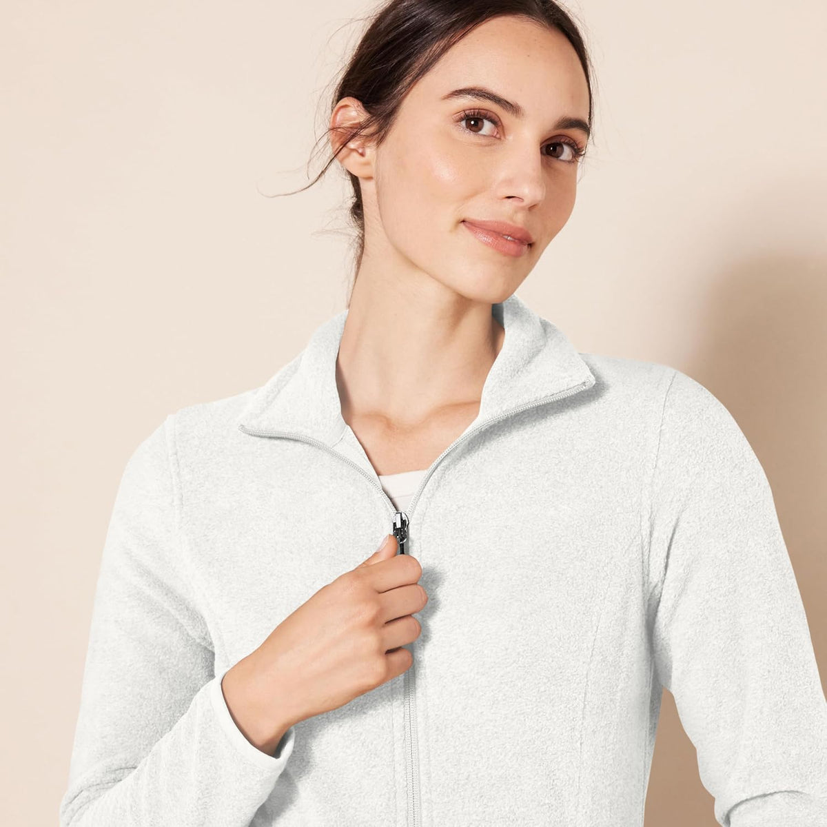 Essentials Women's Classic-Fit Full-Zip Polar Soft Fleece Jacket