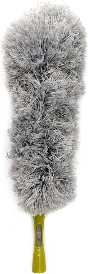 DOCA High Reach Feather Duster with Extension Pole - Head Only - No Pole Ft (6+ Ft Reach) - Feather Dusters for Cleaning
