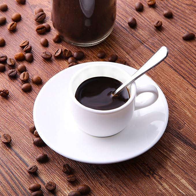 Demitasse Espresso Spoons,12-piece Mini Coffee Tiny Stainless Steel Spoons Bistro Small Spoons for Dessert, Tea, Appetizer(4.7Inch)‚Ä¶