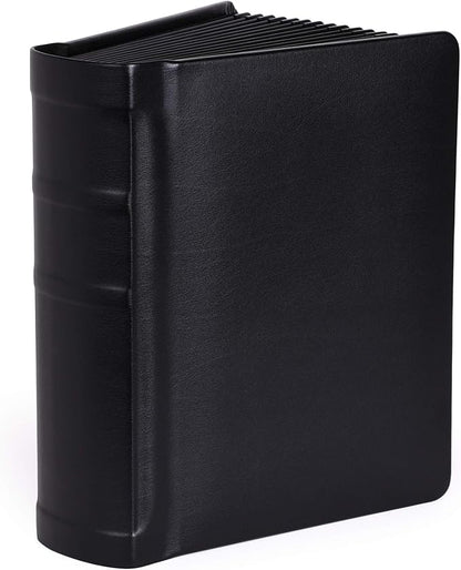 Professional Leatherette Bound Photo Album for Weddings and Special Occasions (5x7 (15 Page), BlackBlack)