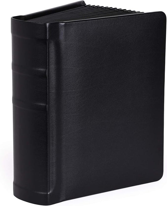 Professional Leatherette Bound Photo Album for Weddings and Special Occasions (5x7 (15 Page), BlackBlack)