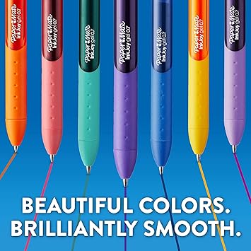 Paper Mate InkJoy Gel Pens, Fine Point, Black, 10 Count