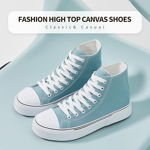 hash bubbie Unisex Fashion High Top Sneakers Women's Classic High Tops Canvas Shoes, Casual Tennis Shoes for Men