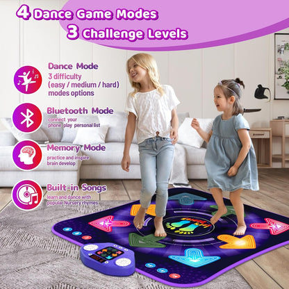 This 8-button dance mat with Bluetooth and 7 game modes is perfect for getting kids active and developing their rhythm and coordination.