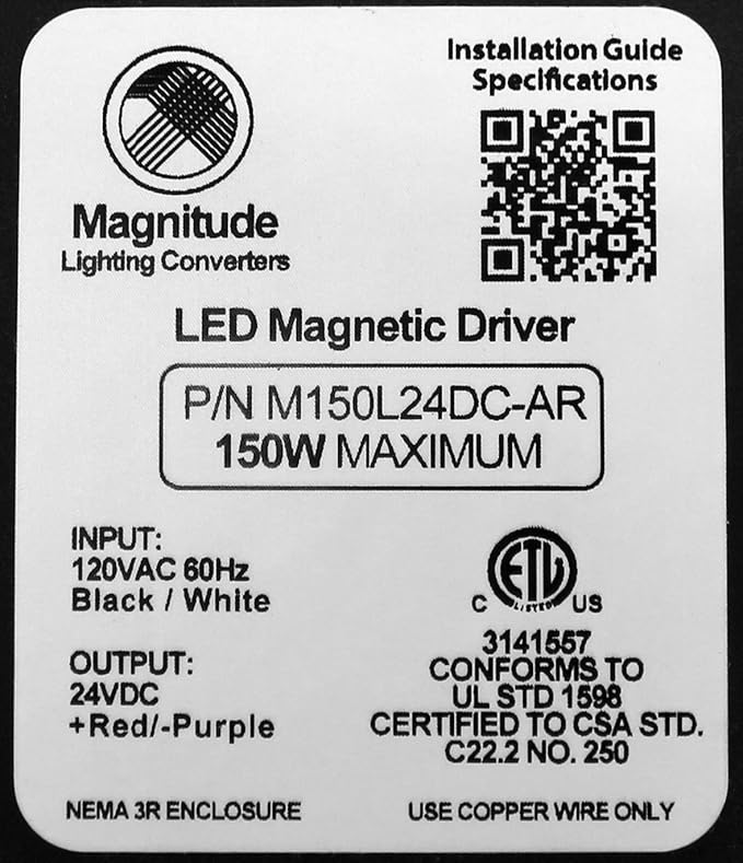 24V 150W Magnitude LED Driver Transformer by Inspired LED