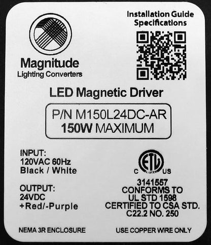 24V 150W Magnitude LED Driver Transformer by Inspired LED