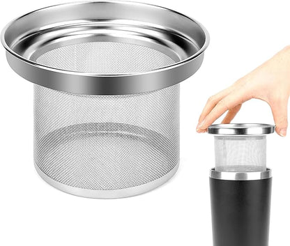 Linkidea Loose leaf tea infuser, compatible with 20 ounce 30 ounce YETI cup, Iron Flask Classic 24oz32oz Cup accessory, 304 stainless steel mesh strainer (suitable for