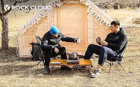 ROCK CLOUD Portable Camping Chair Ultralight Folding Chairs Outdoor for Camp Hiking Backpacking Lawn Beach Sports, Navy