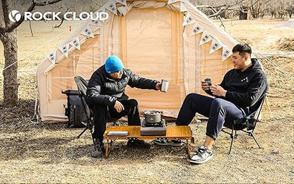 ROCK CLOUD Portable Camping Chair Ultralight Folding Chairs Outdoor for Camp Hiking Backpacking Lawn Beach Sports, Navy