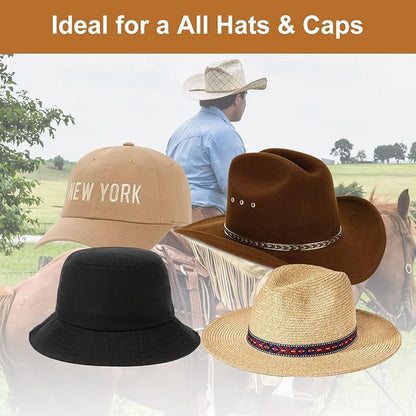 Hat tape size reducer, 32ft EVA foam hat size reducer insert, self-adhesive tape for hats, cowboy hats, caps and helmets