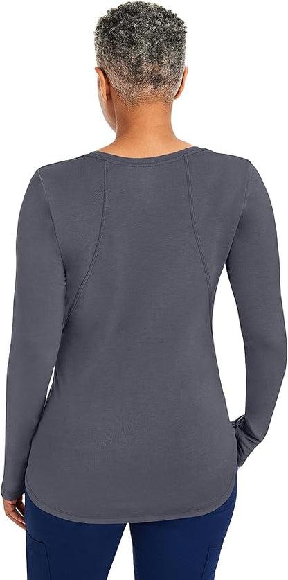 Healing Hands Mackenzie Women's Underscrub, Long Sleeve Tee with Thumbholes, Modern Fit Undershirt- 5051