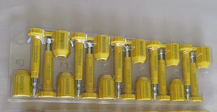 Leadseals Bolt Seal for Containers and Cargo High Security Seal ISO:17712 (Pack of 10pcs)