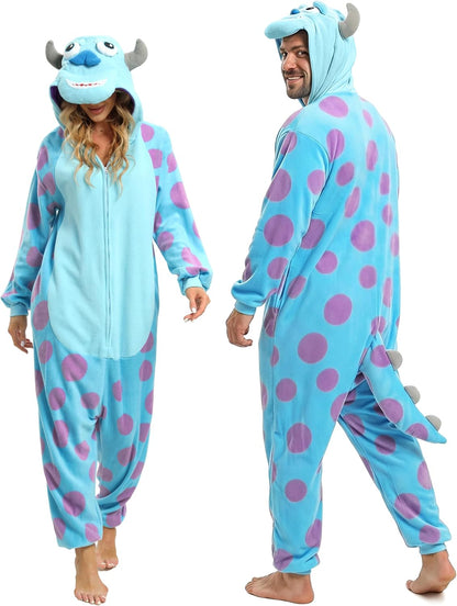 LABULA Unisex Adult Onesie Animal Pajamas Halloween Cosplay Sleepwear