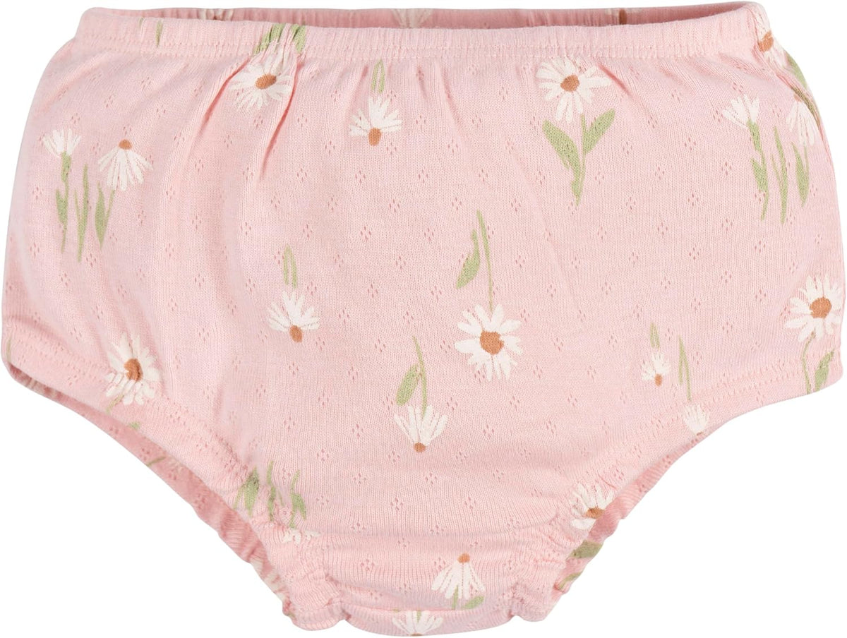 Gerber Baby Girls' Cotton Dress and Diaper Cover Set