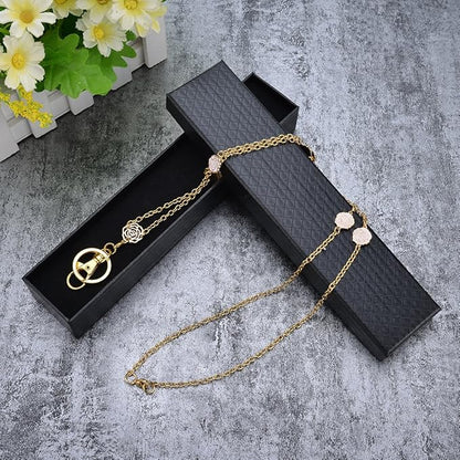 Id lanyard for women, Perfect for Employee Id Badges and Keys, Perfect for Nurses and Teachers, office glasses Stainless steel chain