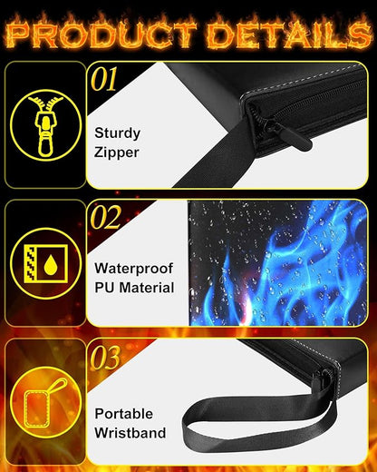Card Binder 9 Pocket Holder 900 Cards Compatible with Game Cards, 3 Ring Trading Card Binder Album Case Book Storage For TCG, CCG, MTG, Baseball Cards, Gifts For Boys And Girls Ages 6-14