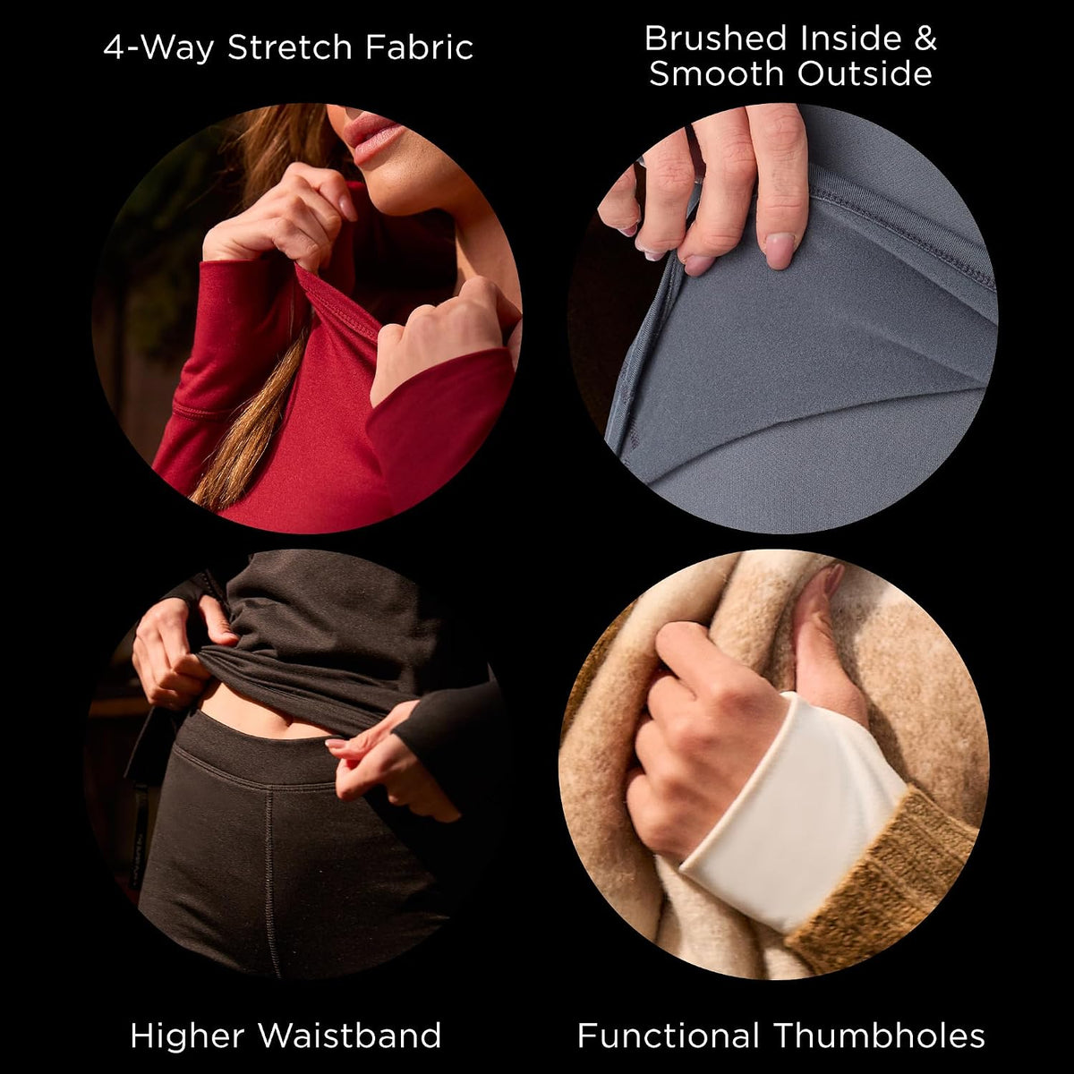 2-piece thermal set from Cuddl Duds keeps you warm, dry, and protected in cold weather with fleece-lined, moisture-wicking, and stretchy fabric.