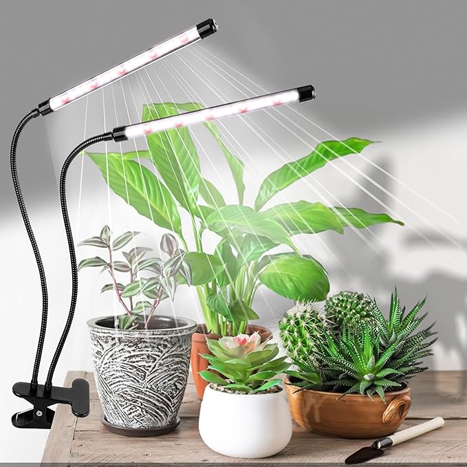 Grow Light 6500K Full Spectrum Plant Grow Lamp with Clip - 84 LED Plant Light for Indoor Plants