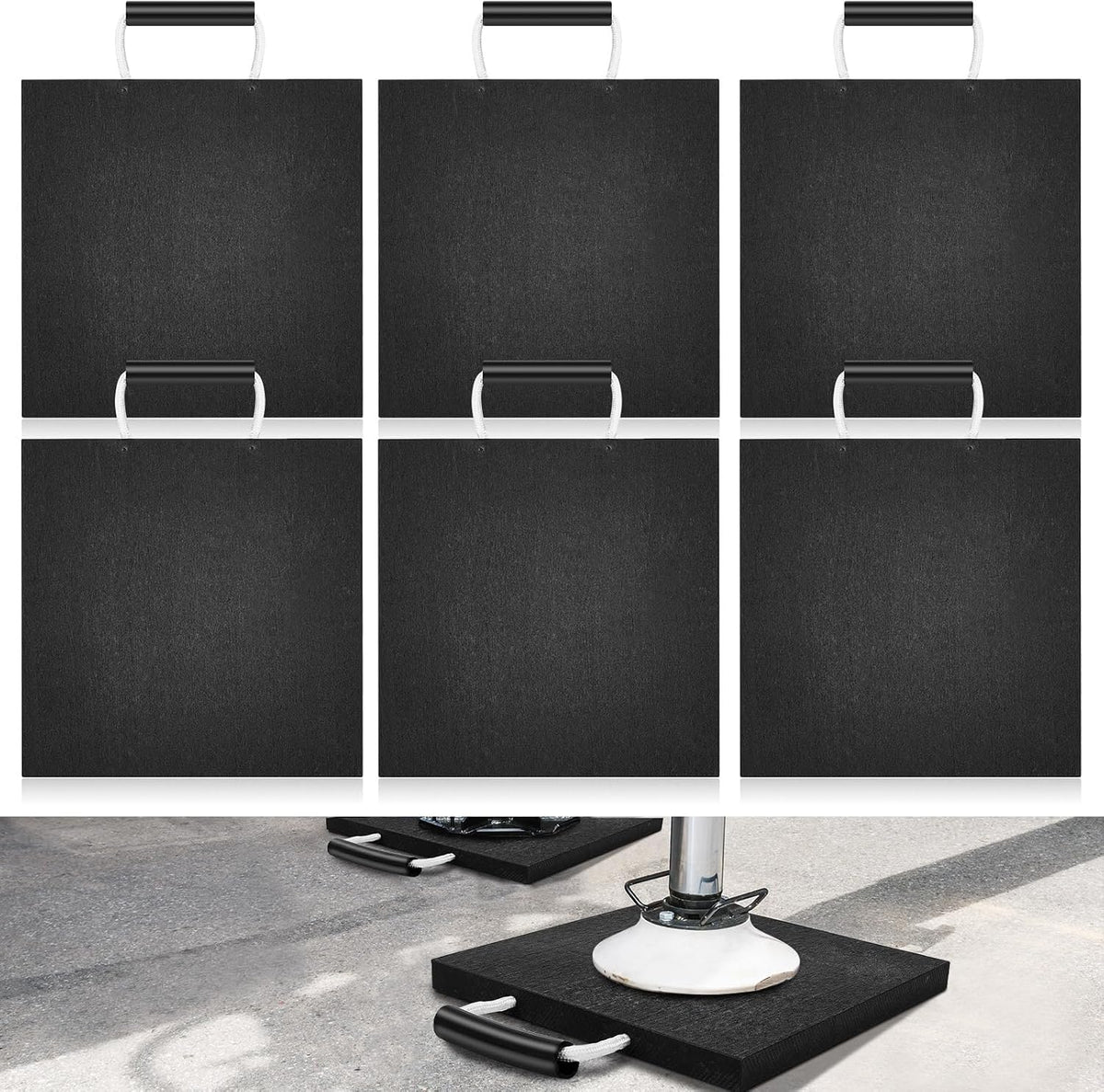 1 Piece Rv Jack Pad Heavy Duty Rv Leveling Block, 12 x 12 x 1 Inches