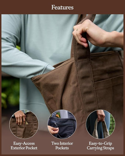 Cozy Earth Waxed Canvas Tote