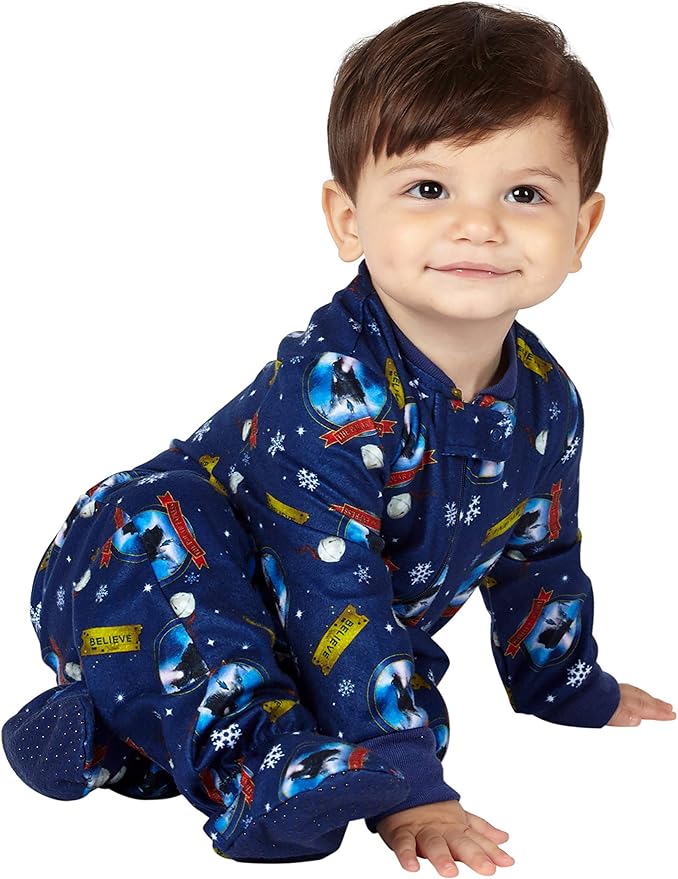 Polar Express Kids Believe One Piece Pajama Sleeper