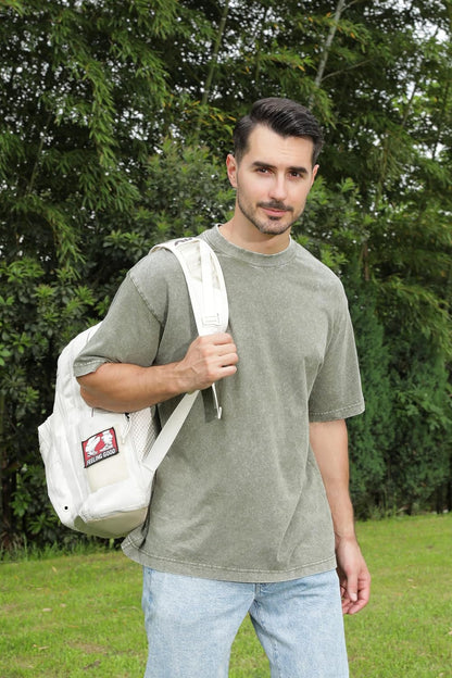 1 Piece Eadali Men’s Oversized T-Shirts – Washed Cotton Loose Fit Tees, Drop Shoulder Crew Neck, Vintage Baggy Style Streetwear Tops.