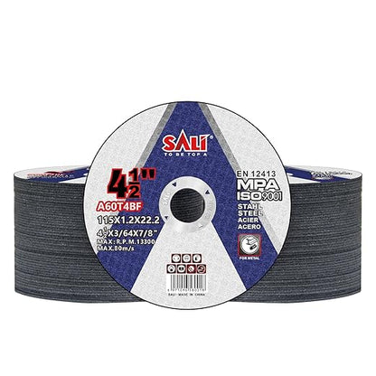 SALI 50 Pack Cut Off Wheel 4 12 Inch Cutting Wheels 4-12" x 364" x 78" for Metal  Stainless Steel, Angle Grinder Cutting Wheel,Cutting Discs with Aggressive Cutting