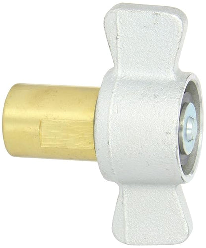 Dixon Valve 6WF6-B Brass Wingstyle Interchange Hydraulic Fitting, Coupler, 3/4" Coupling x 3/4" - 14 NPTF Female Thread