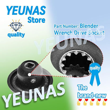5000 5200 Blender Wrench Drive Socket Replacement for Vitamix Blender 500 802 891 4500 5000 5200 5500 6300 VM0102 VM0103 VM0104