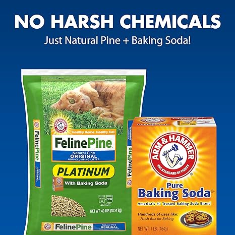 Feline Pine Platinum Non-Clumping Cat Litter 18lb.