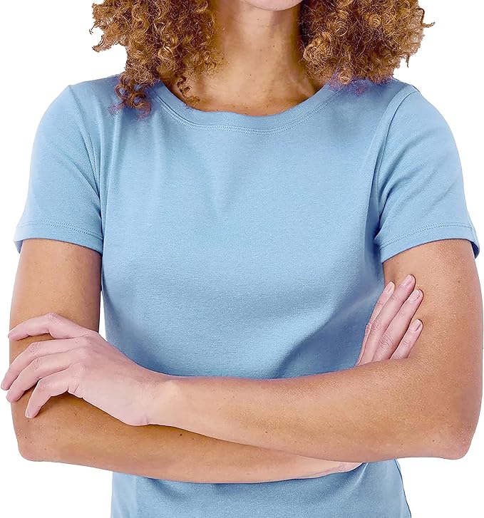 Women's Short Sleeve T-Shirt, Cotton Crewneck Tee, Classic Fit T-Shirt for Women