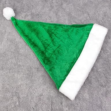 Santa Elf Hat Christmas Hat for wpompom Comfort Warm Caps Plush Xmas Santa Claus Hat for Children Kids Xmas Halloween P
