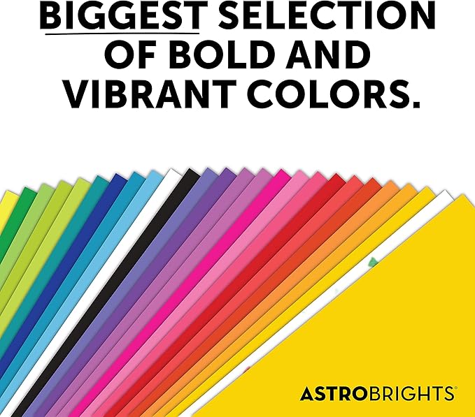 Neenah Astrobrights Color Paper, 8.5" x 14", 24 lb/89 GSM, Cosmic Orange, 500 Sheets (22652)