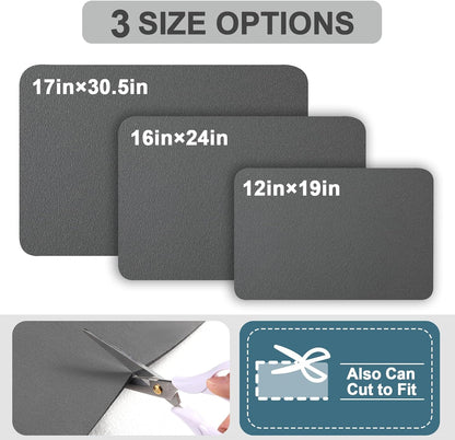 HotLive Coffee Mat - Absorbent Hide Stain Rubber Backed Dish Drying Mat for Kitchen Counter - Bar Mats for Countertops Accessories Fit Under Coffee Maker Espresso Machine- dark gray- 12x19
